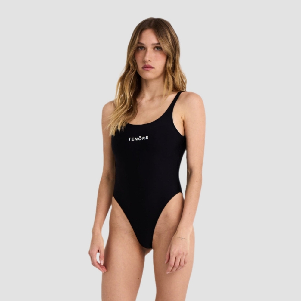 Black Women's One Piece Swimsuit